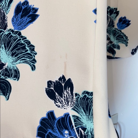 h&m women’s wide leg goucho floral pants . size 8 - Picture 3 of 5